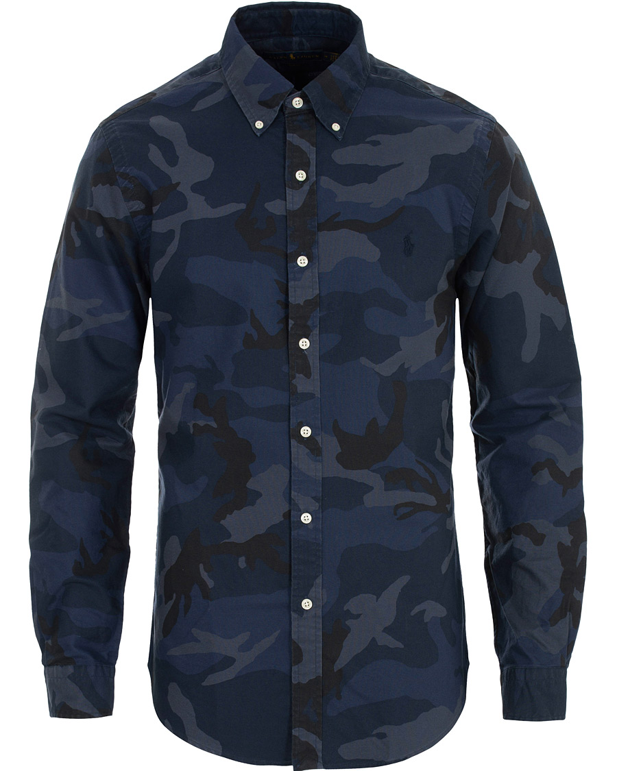 Herren | Hemden | Polo Ralph Lauren | Slim Fit Camo Shirt Blue