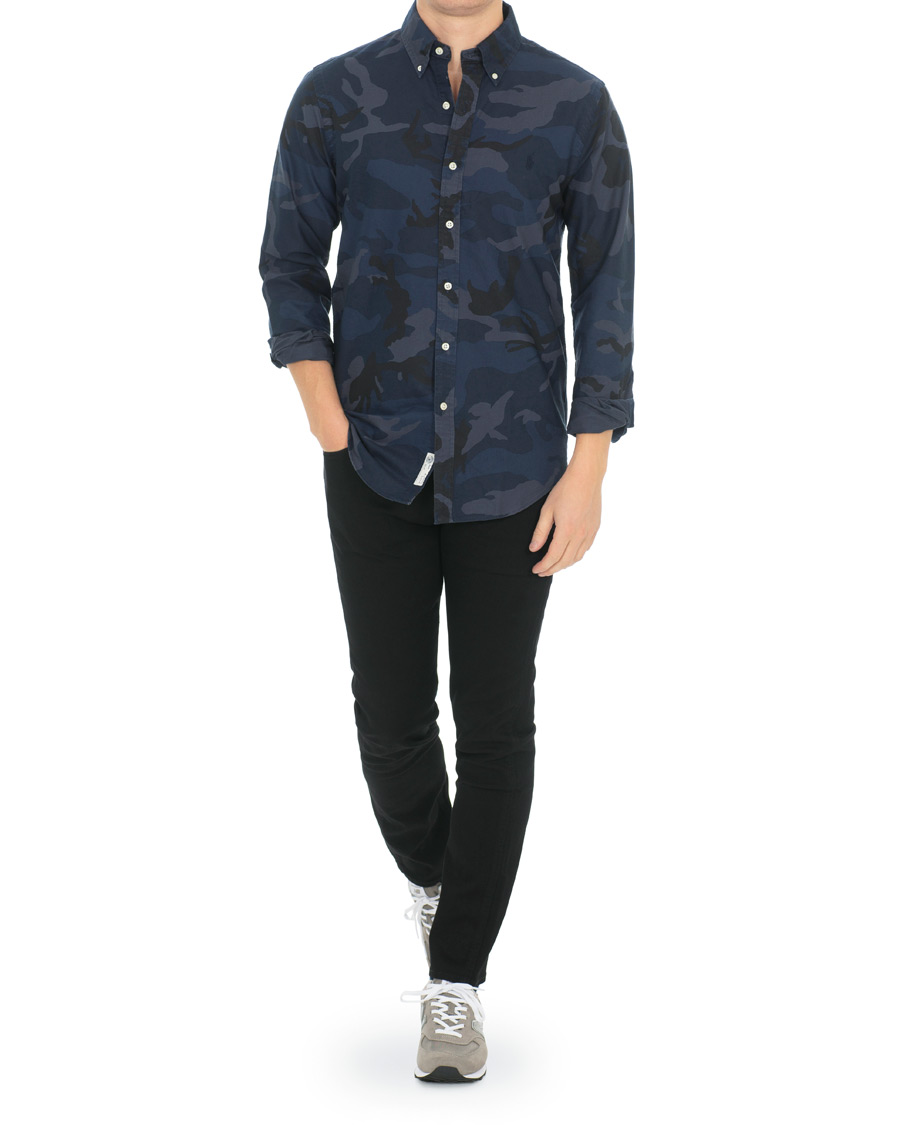 Herren | Hemden | Polo Ralph Lauren | Slim Fit Camo Shirt Blue