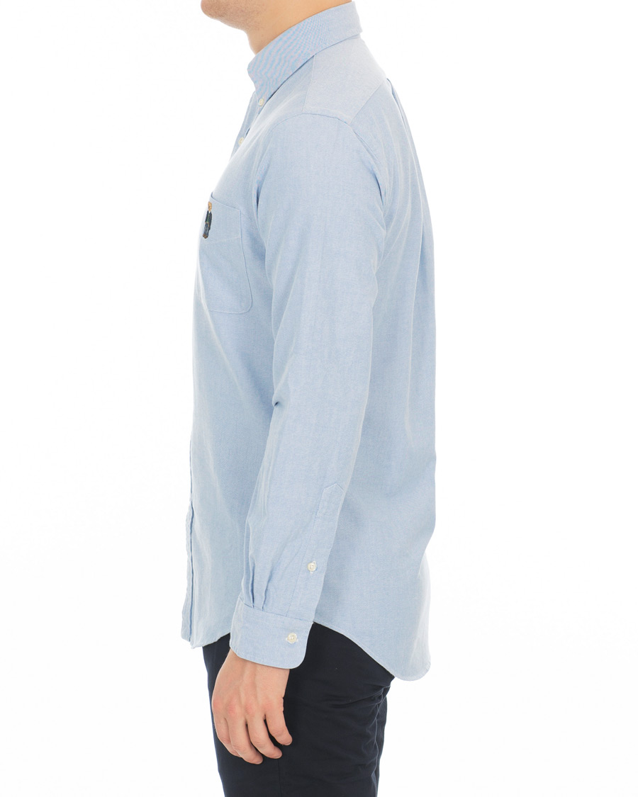 Herren | Hemden | Polo Ralph Lauren | Slim Fit Oxford Bear Shirt Light Blue