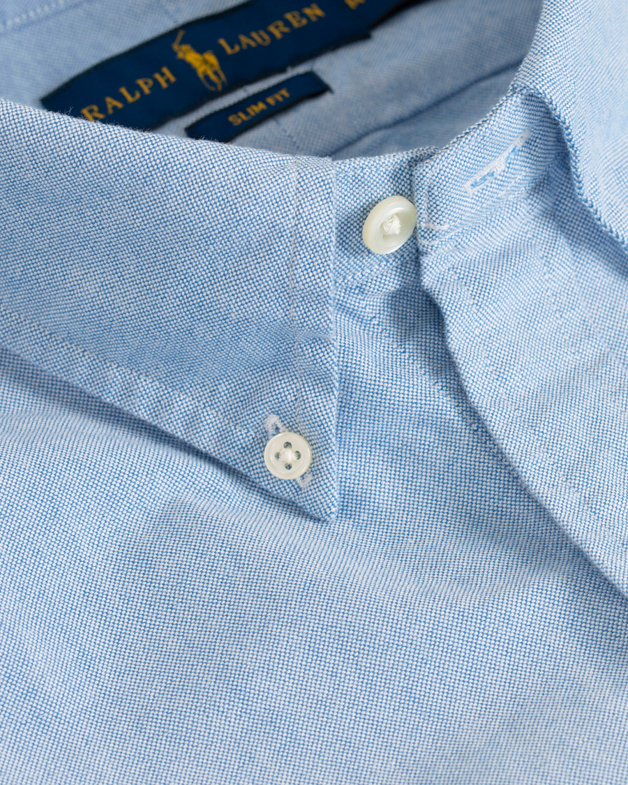 Herren | Hemden | Polo Ralph Lauren | Slim Fit Oxford Bear Shirt Light Blue