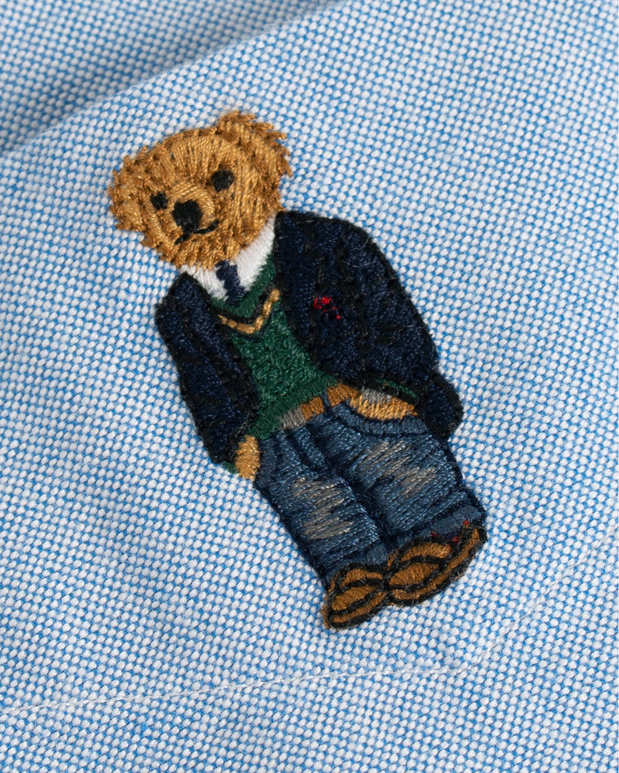 Herren | Hemden | Polo Ralph Lauren | Slim Fit Oxford Bear Shirt Light Blue