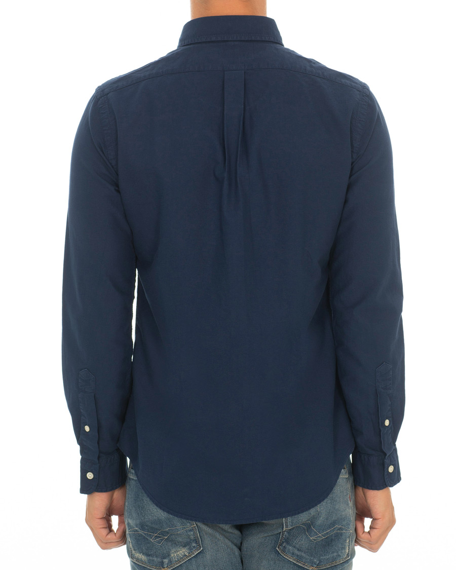 Herren | Hemden | Polo Ralph Lauren | Slim Fit Garment Dyed Oxford Shirt Newport Navy