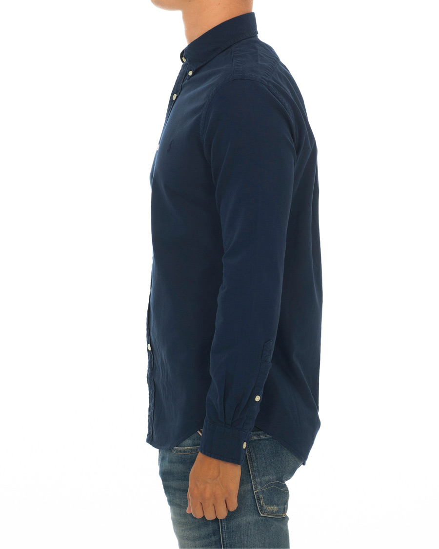 Herren | Hemden | Polo Ralph Lauren | Slim Fit Garment Dyed Oxford Shirt Newport Navy