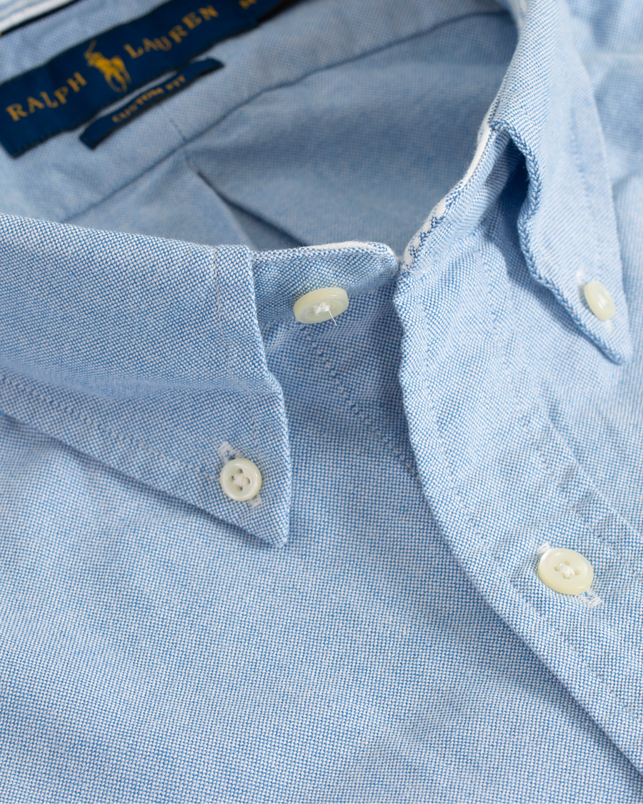 Herren | Hemden | Polo Ralph Lauren | Core Fit Contrast Oxford Shirt Light Blue