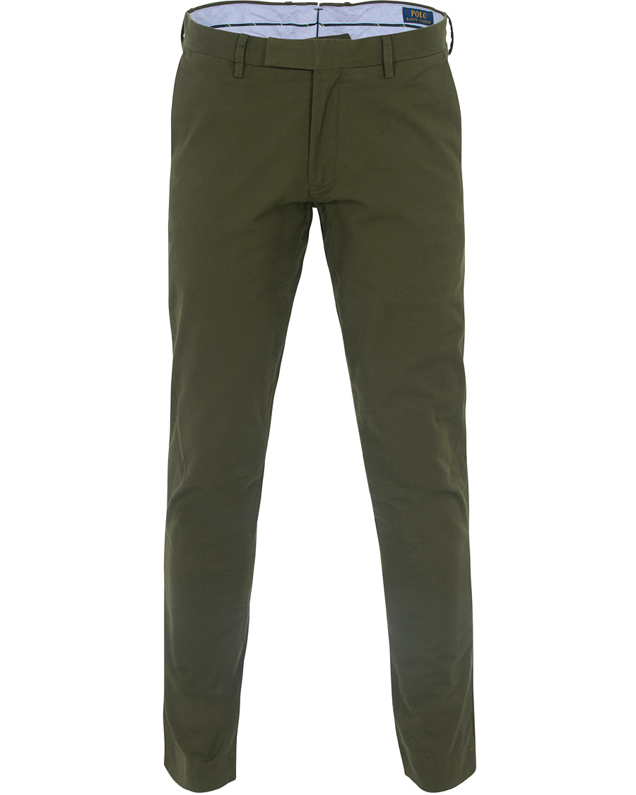 Herren | Hosen | Polo Ralph Lauren | Tailored Slim Fit Hudson Chino Olive