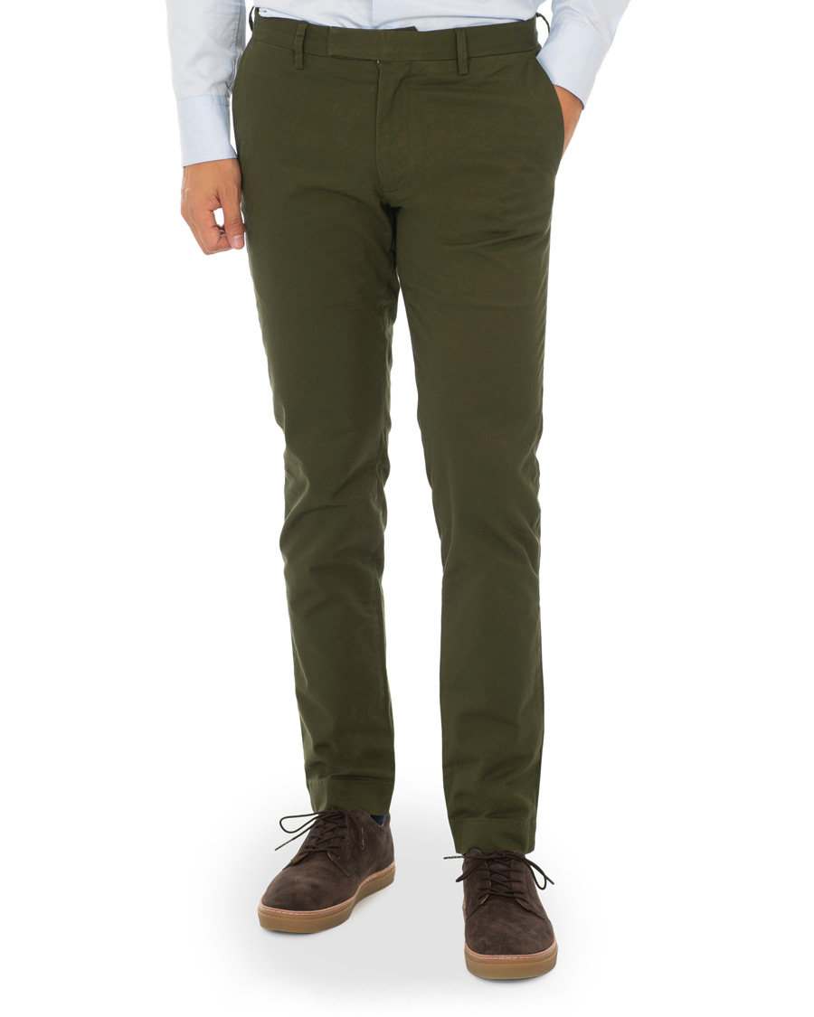 Herren | Hosen | Polo Ralph Lauren | Tailored Slim Fit Hudson Chino Olive