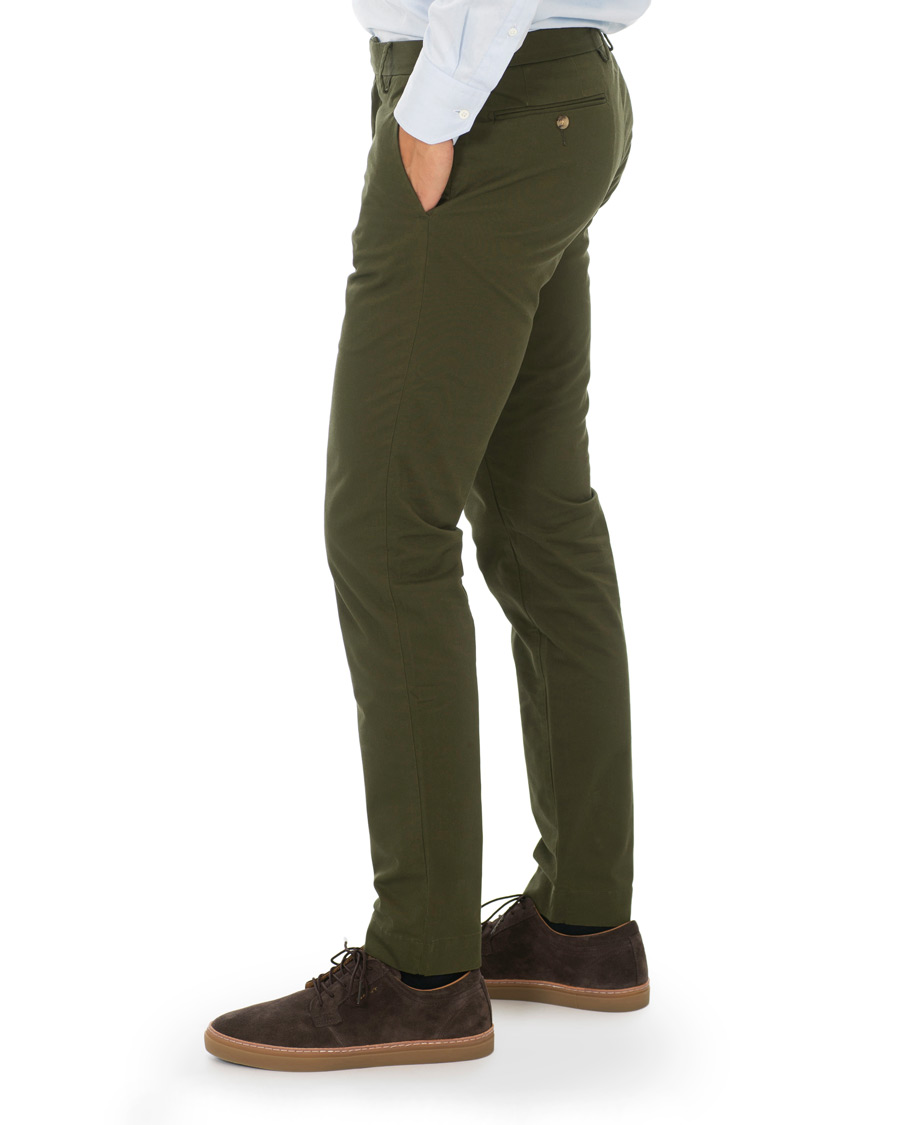 Herren | Hosen | Polo Ralph Lauren | Tailored Slim Fit Hudson Chino Olive