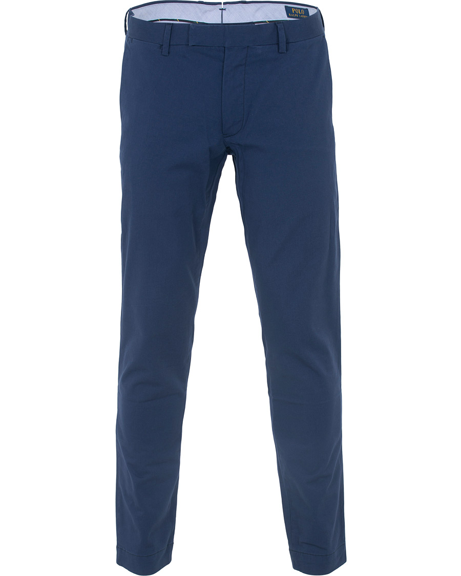 Herren | Hosen | Polo Ralph Lauren | Tailored Slim Fit Hudson Chino Dark Cobalt