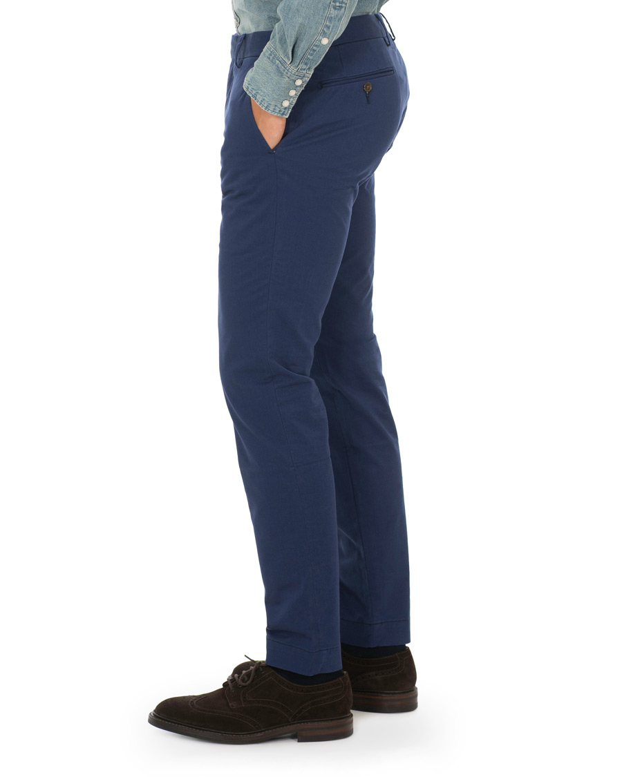 Herren | Hosen | Polo Ralph Lauren | Tailored Slim Fit Hudson Chino Dark Cobalt