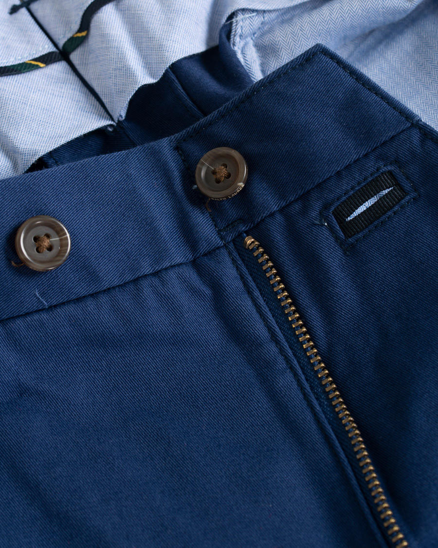 Herren | Hosen | Polo Ralph Lauren | Tailored Slim Fit Hudson Chino Dark Cobalt