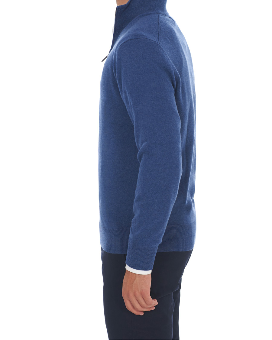 Herren | Pullover | Polo Ralph Lauren | Merino Half Zip Shale Blue