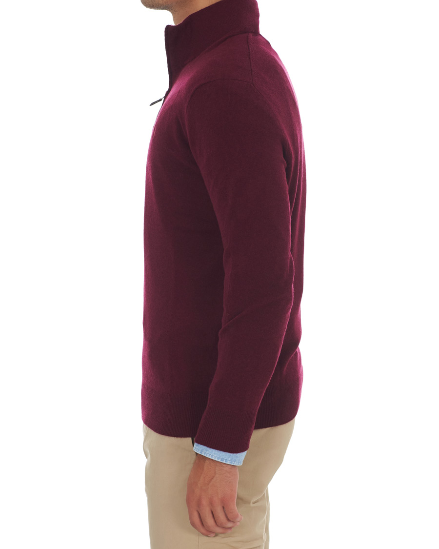 Herren | Pullover | Polo Ralph Lauren | Merino Half Zip Burgundy