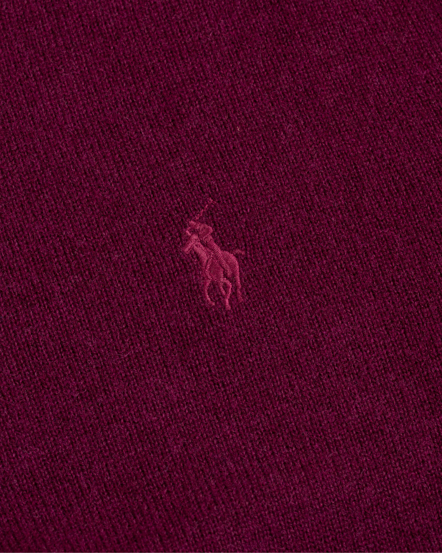 Herren | Pullover | Polo Ralph Lauren | Merino Half Zip Burgundy