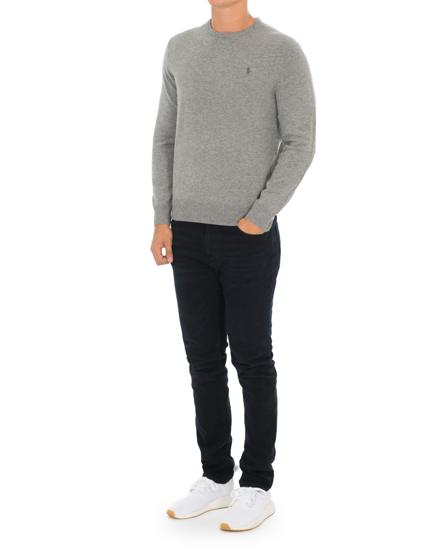 Herren | Pullover | Polo Ralph Lauren | Lambswool Crew Neck Pullover Fawn Grey Heather