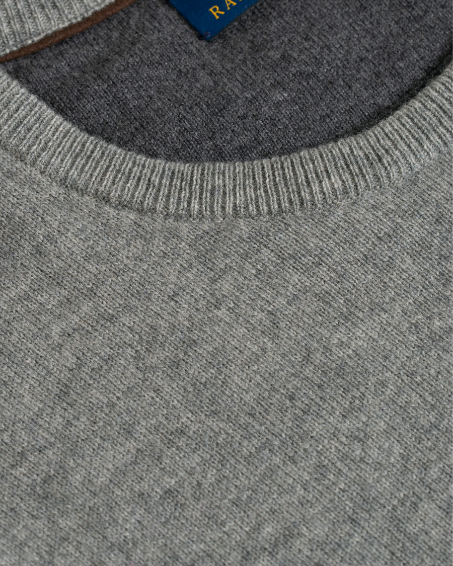 Herren | Pullover | Polo Ralph Lauren | Lambswool Crew Neck Pullover Fawn Grey Heather