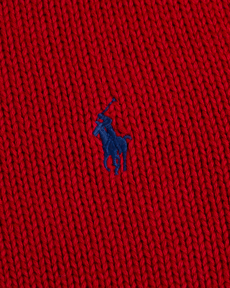 Herren | Pullover | Polo Ralph Lauren | Crispy Cotton Crew Neck Red