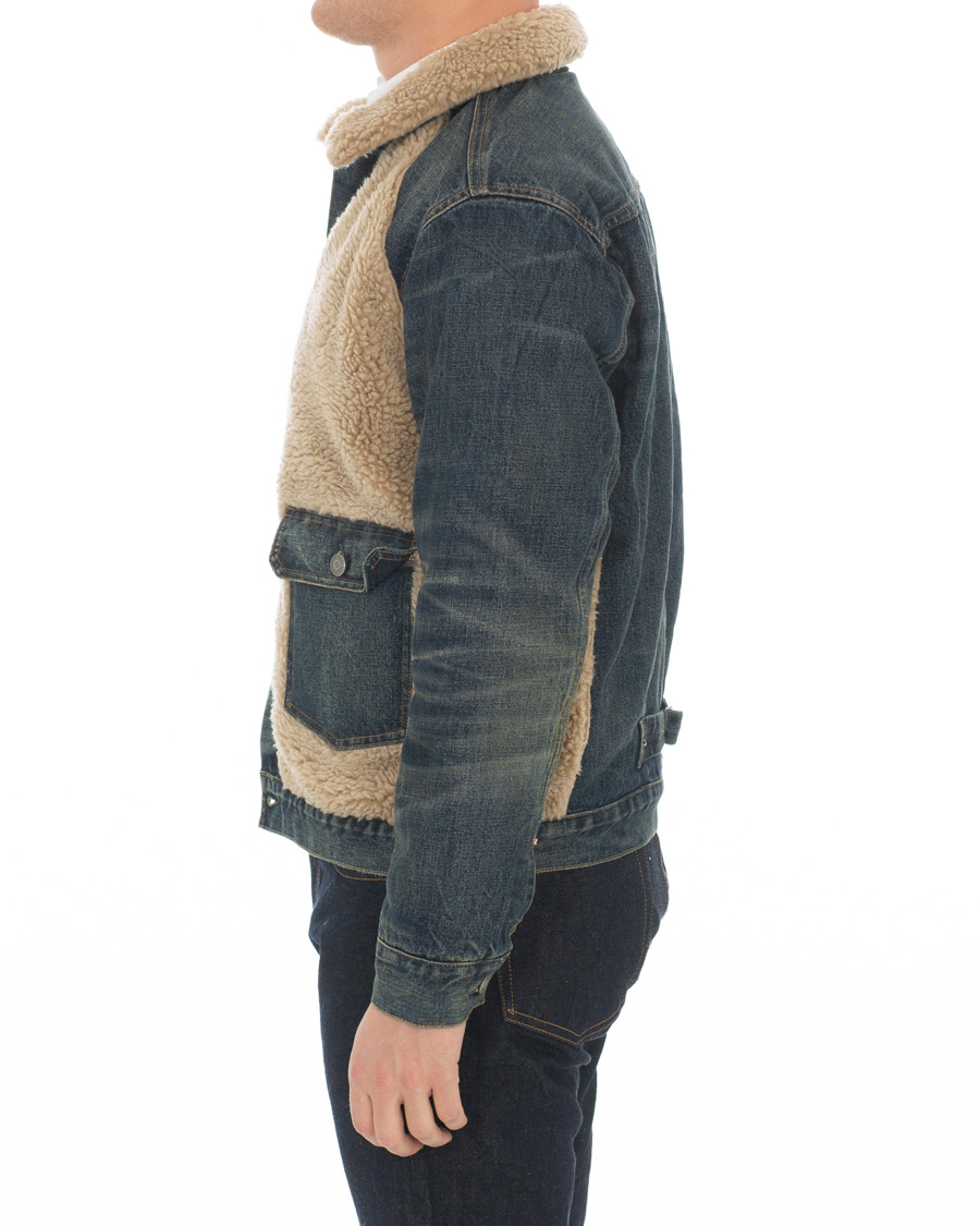 Herren | Jacken | RRL | Denim Grizzly Type I Jacket Indigo