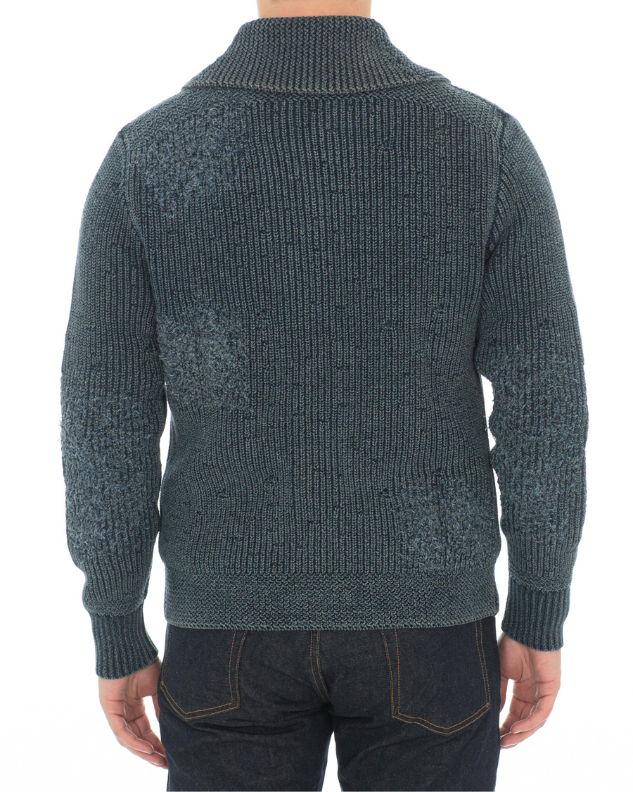 Herren | Pullover | RRL | Shawl Collar Cardigan Dark Indigo