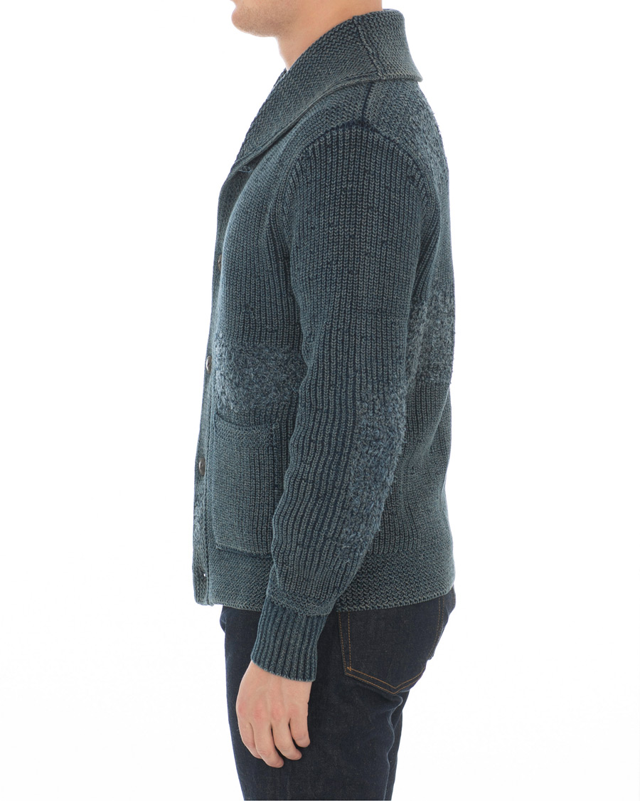 Herren | Pullover | RRL | Shawl Collar Cardigan Dark Indigo