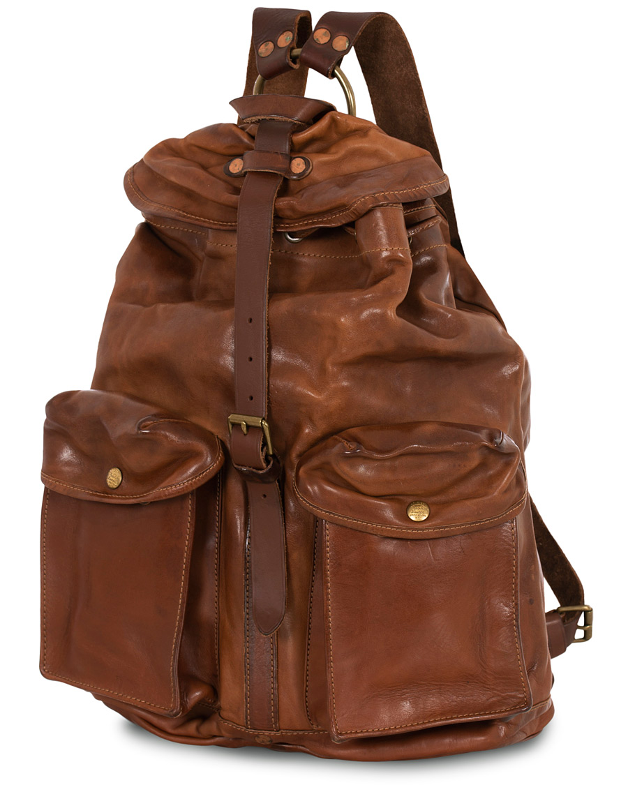 Rrl New Riley Rucksack Veg Tanned Cowhide Bei Careofcarl De