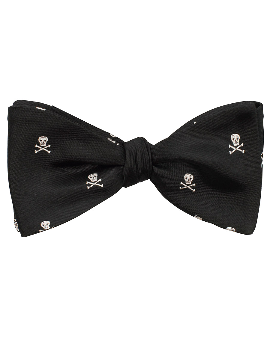 Herren | Ralph Lauren Purple Label Skull Bow Tie Black | Ralph Lauren Purple Label | Skull Bow Tie Black