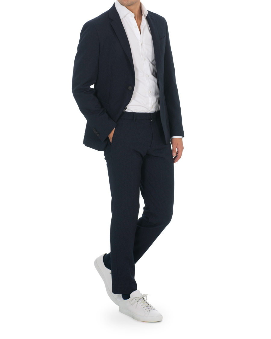 Herren | Hosen | BOSS BLACK | BOSS Gains Washable Performance Tailoring Trousers Navy