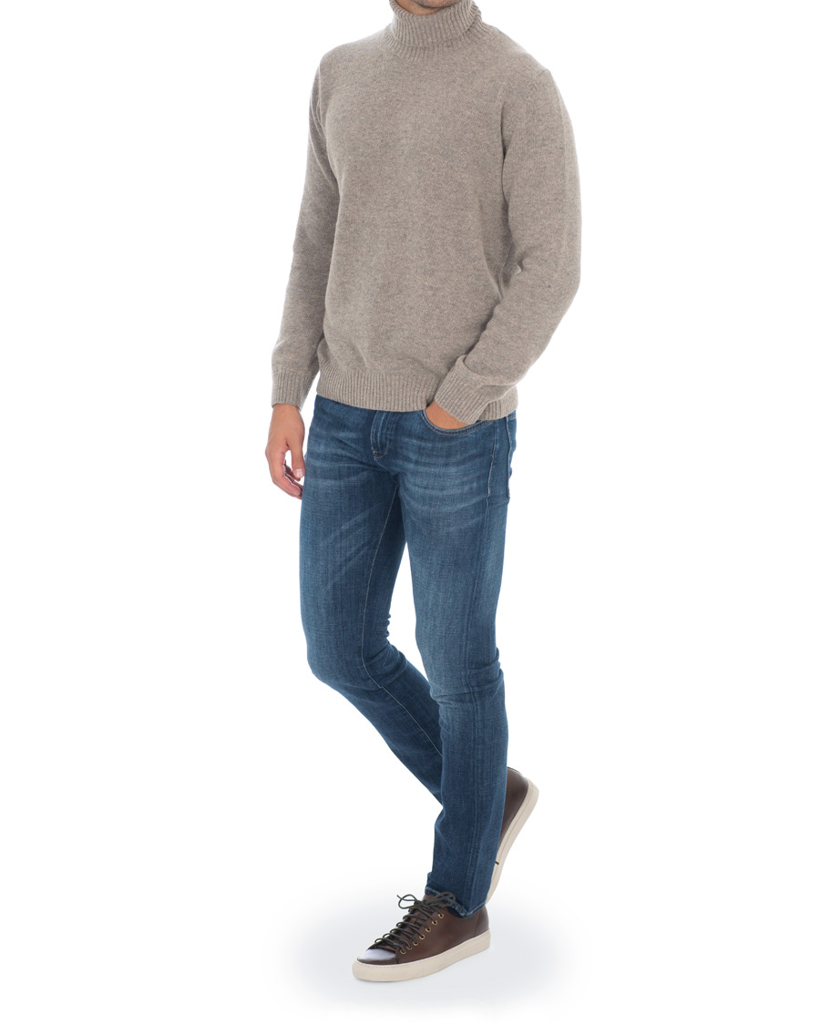 Herren | Jeans | BOSS BLACK | BOSS Delaware Stretch Candiani Jeans Blue