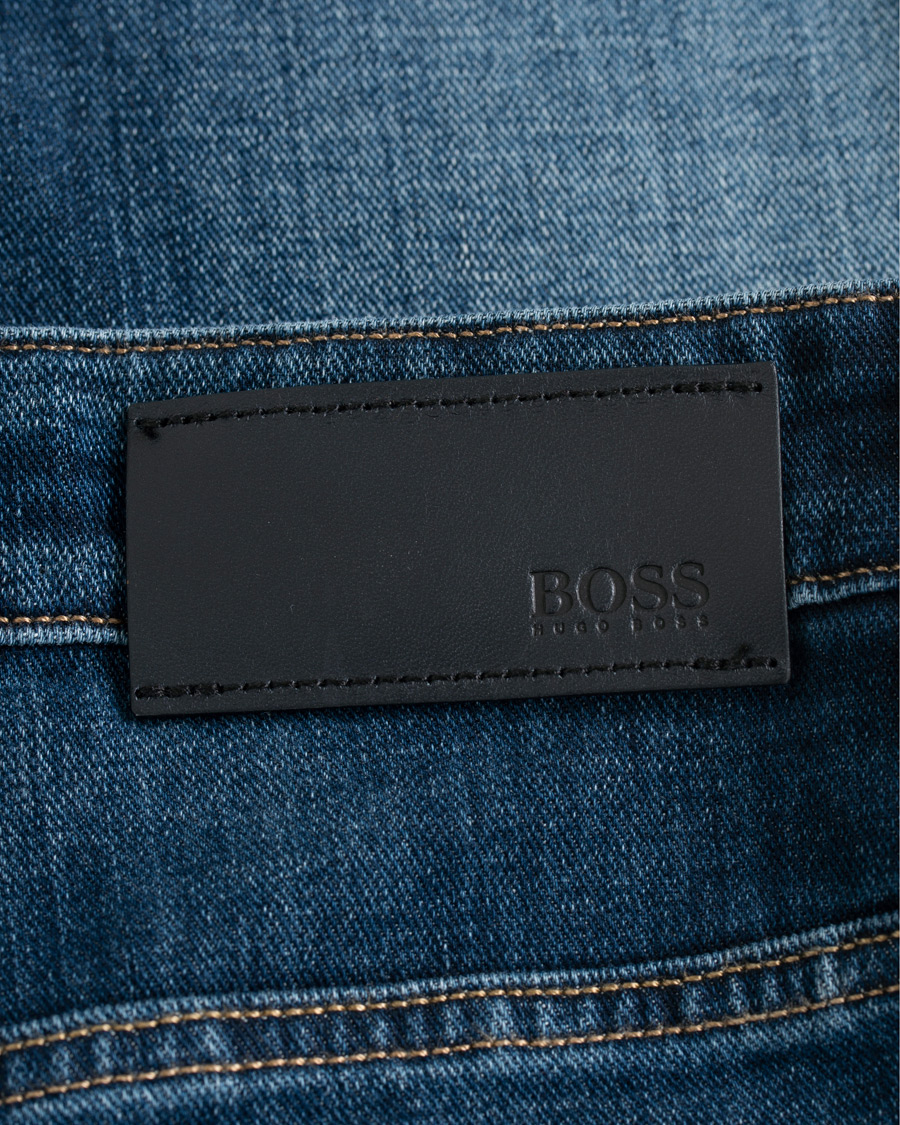 Herren | Jeans | BOSS BLACK | BOSS Delaware Stretch Candiani Jeans Blue