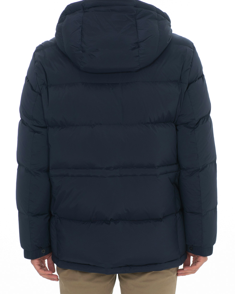 Herren | Jacken | BOSS BLACK | BOSS Delario Stretch Hooded Jacket Navy