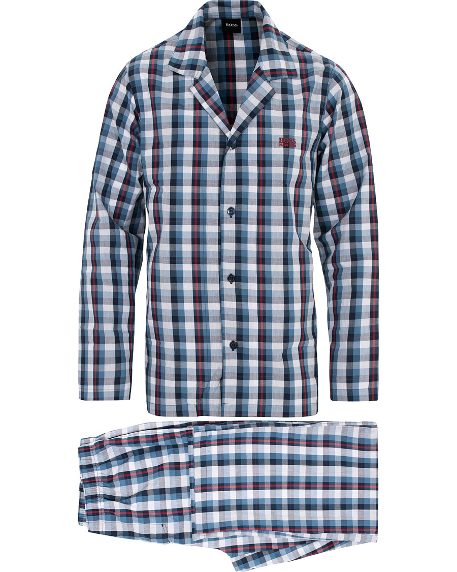 Herren | Schlafanzüge & Bademäntel | BOSS BLACK | BOSS Urban Pyjama Set Medium Blue