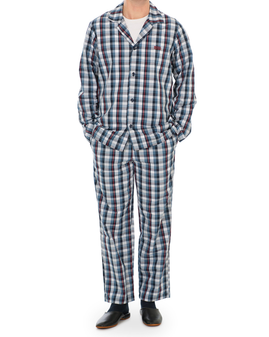 Herren | Schlafanzüge & Bademäntel | BOSS BLACK | BOSS Urban Pyjama Set Medium Blue