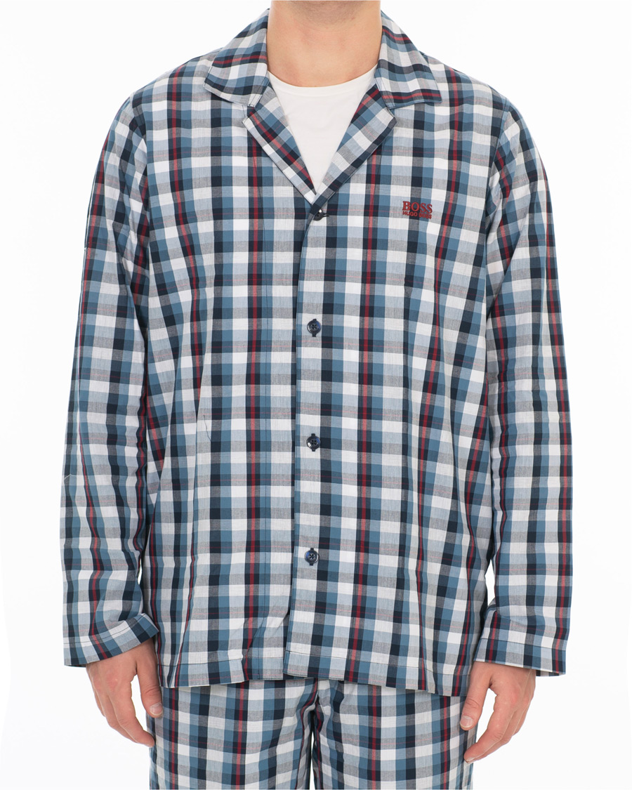 Herren | Schlafanzüge & Bademäntel | BOSS BLACK | BOSS Urban Pyjama Set Medium Blue