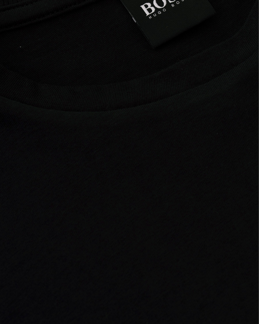 Herren | T-Shirts | BOSS GREEN | BOSS Athleisure Logo Crew Neck Tee Black/Gold