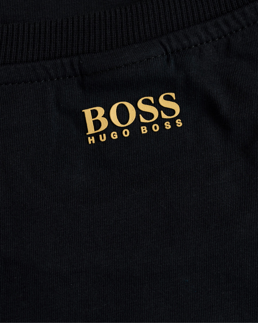 Herren | T-Shirts | BOSS GREEN | BOSS Athleisure Togn Long Sleeve Tee Black/Gold