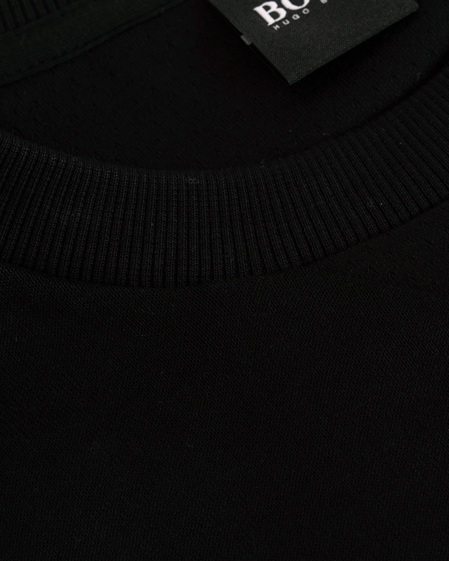 Herren | Pullover | BOSS GREEN | BOSS Athleisure Salbo Crew Neck Sweater Black/Gold