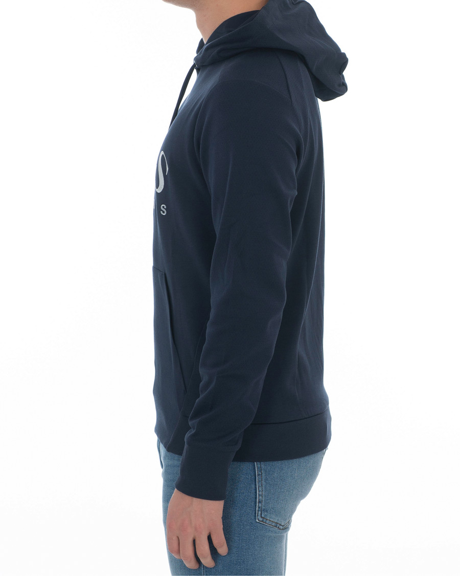 Herren | Pullover | BOSS GREEN | BOSS Athleisure Soody Hoodie Navy/Silver