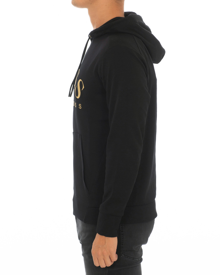 Herren | Pullover | BOSS GREEN | BOSS Athleisure Soody Hoodie Black/Gold