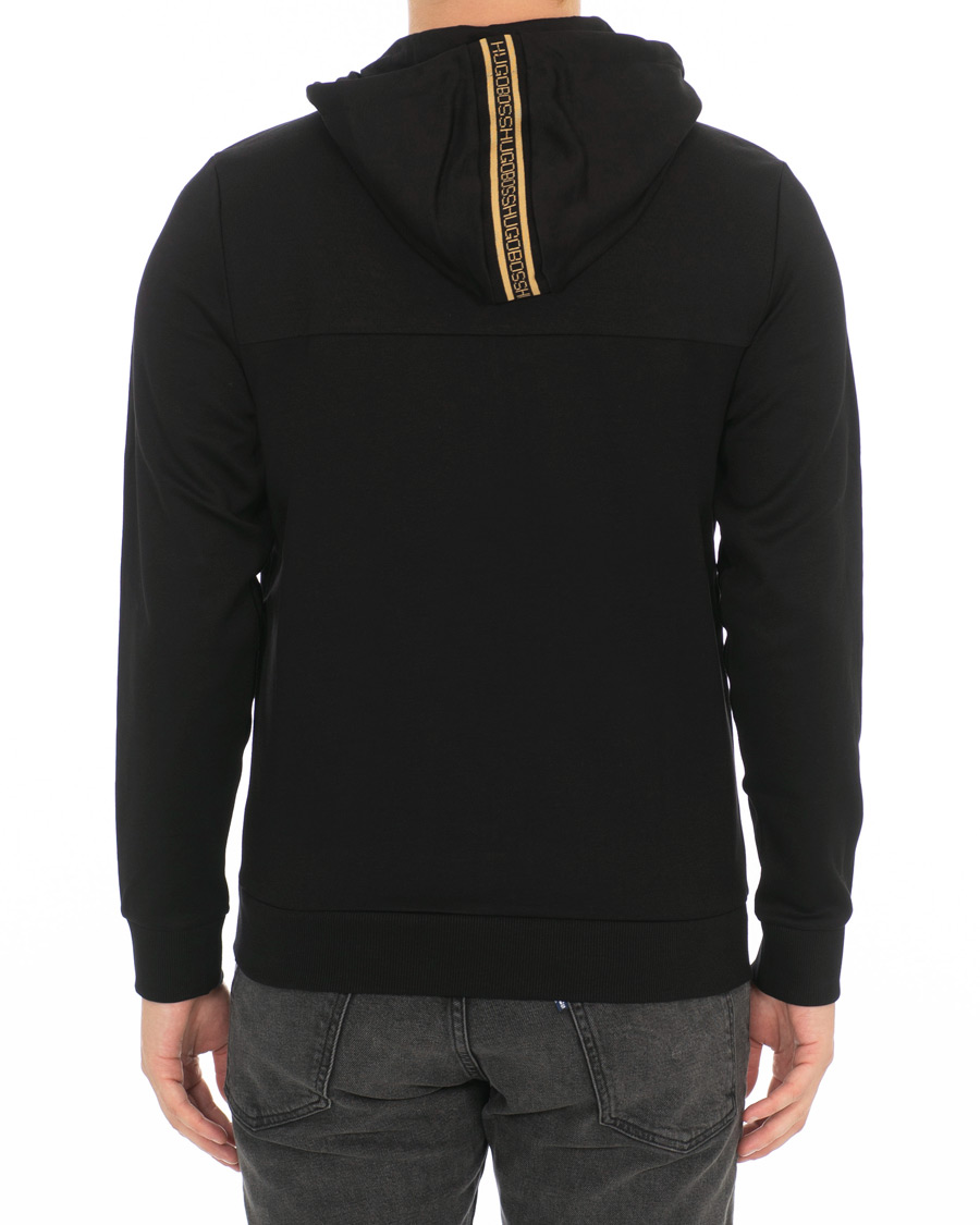 Herren | Pullover | BOSS GREEN | BOSS Athleisure Saggy Win Full Zip Hoodie Black/Gold