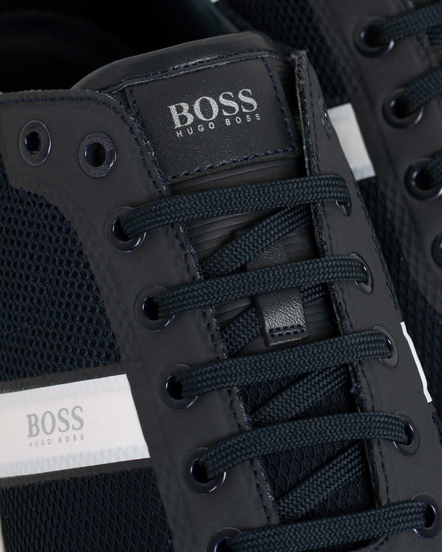 Herren | BOSS Athleisure Glaze Sneaker Navy | BOSS GREEN | BOSS Athleisure Glaze Sneaker Navy