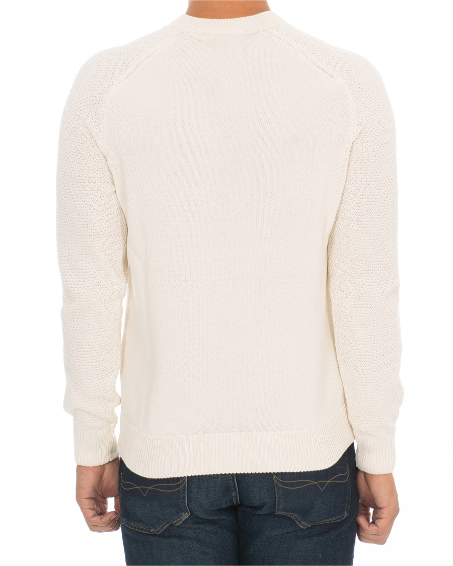 Herren | Pullover | BOSS ORANGE | BOSS Casual Kamiscos Recylced Cotton Blend Crew Neck Cloud Cream