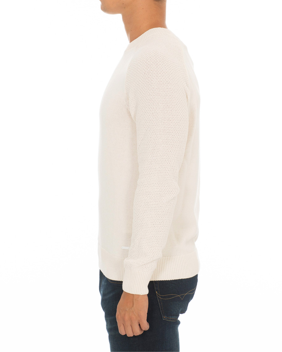 Herren | Pullover | BOSS ORANGE | BOSS Casual Kamiscos Recylced Cotton Blend Crew Neck Cloud Cream