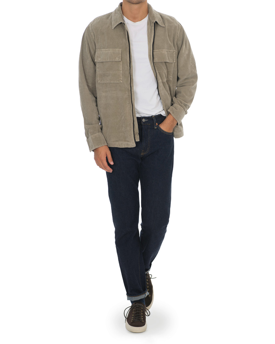 Herren | Hemden | BOSS ORANGE | BOSS Casual Lovel Corduroy Zip Overshirt Medium Beige