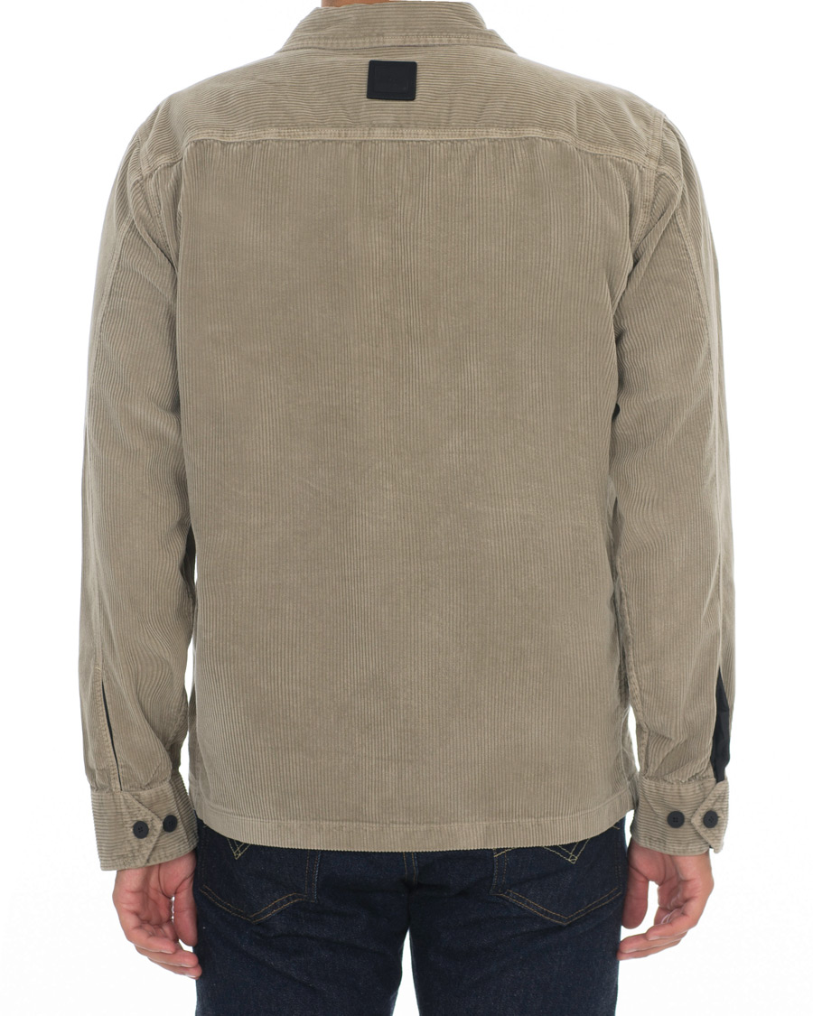 Herren | Hemden | BOSS ORANGE | BOSS Casual Lovel Corduroy Zip Overshirt Medium Beige