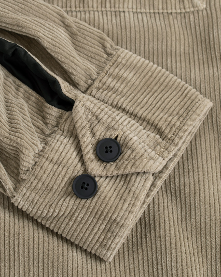 Herren | Hemden | BOSS ORANGE | BOSS Casual Lovel Corduroy Zip Overshirt Medium Beige