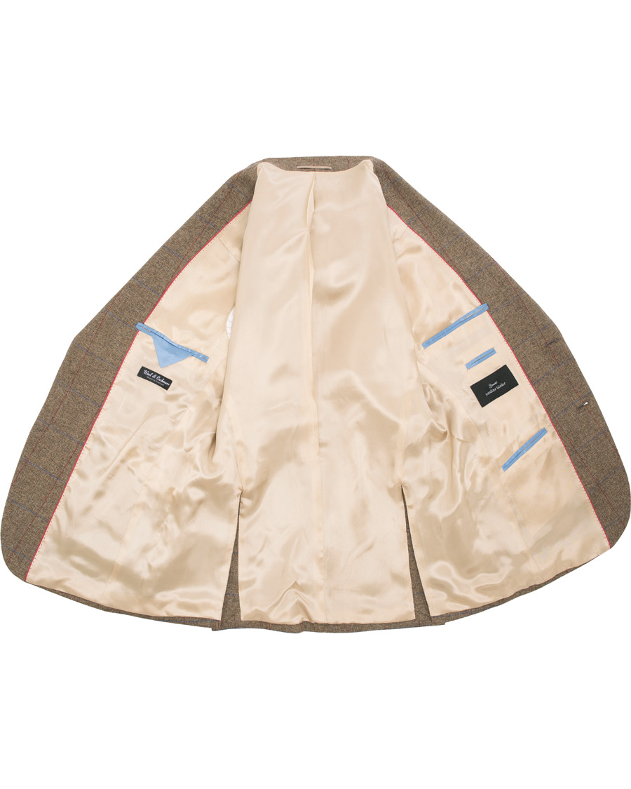 Herren | Sakkos | Walker Slater | Edward Tweed Windowpane Blazer Brown