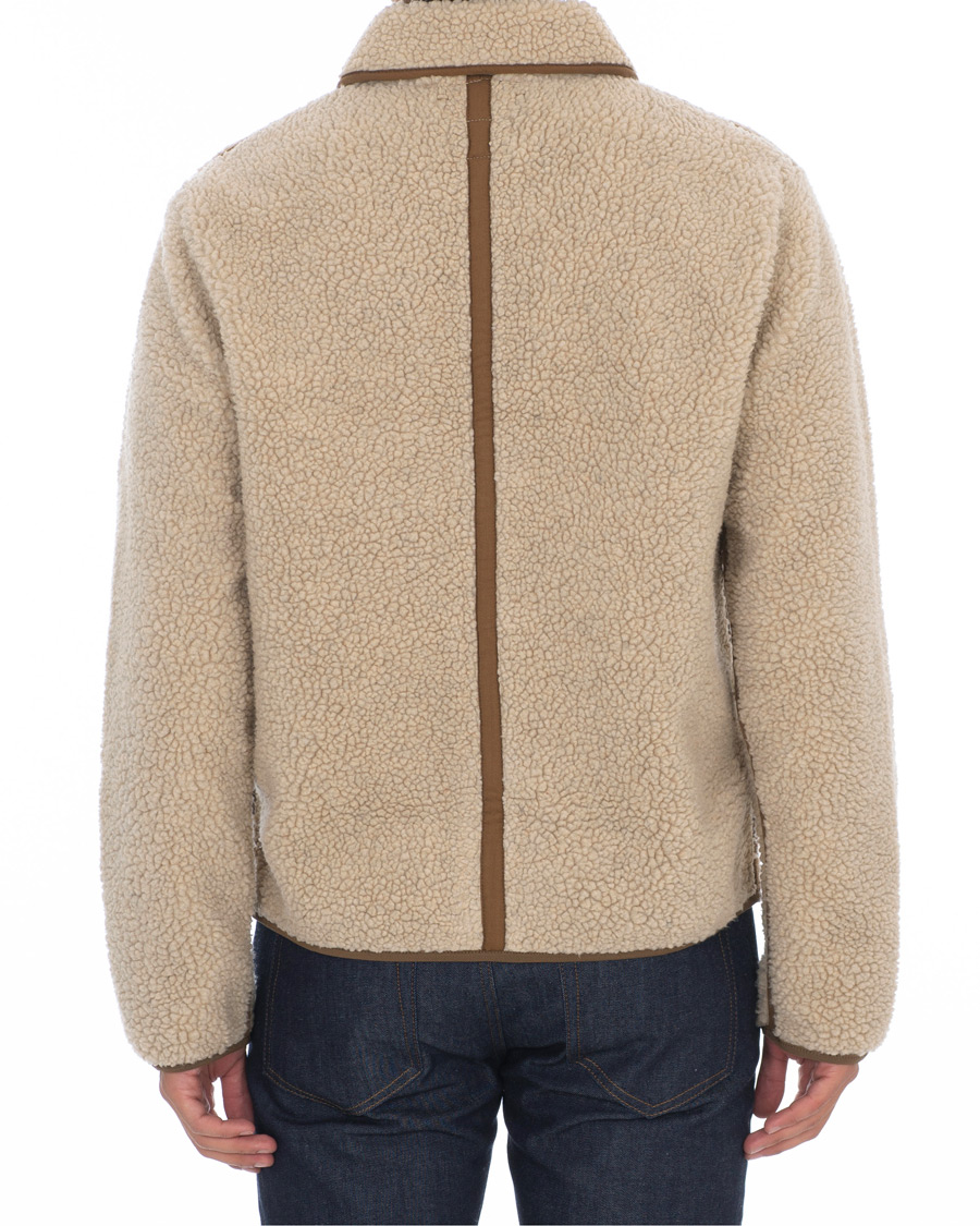 Herren | Jacken | J.Crew | W&B Taped Sherpa Jacket Heather Natural