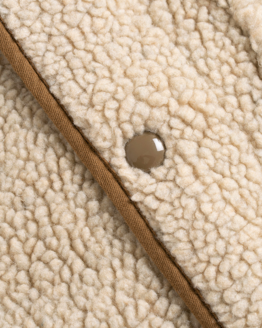 Herren | Jacken | J.Crew | W&B Taped Sherpa Jacket Heather Natural