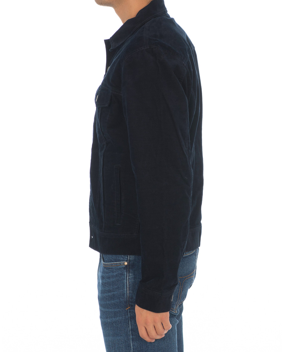Herren | Jacken | J.Crew | Stretch Corduroy Trucker Jacket Navy