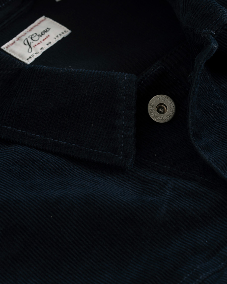 Herren | Jacken | J.Crew | Stretch Corduroy Trucker Jacket Navy