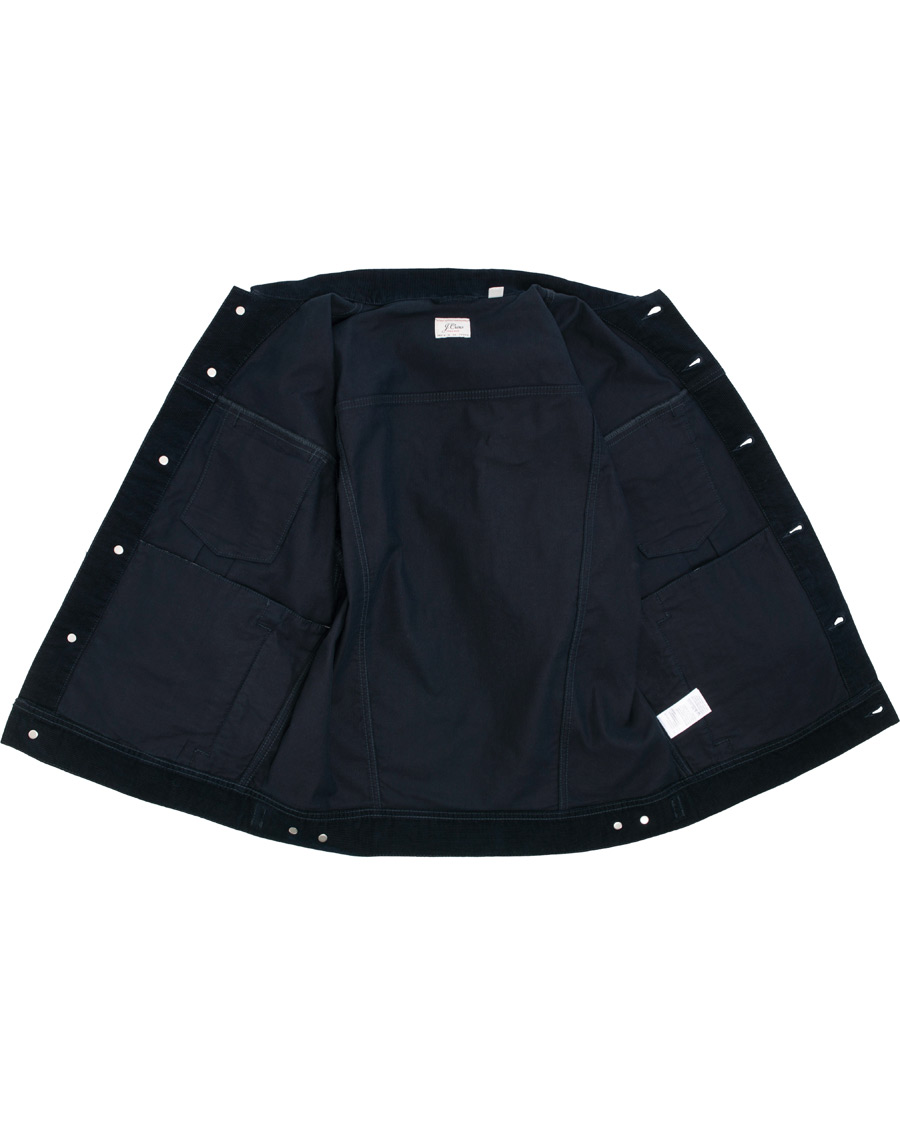 Herren | Jacken | J.Crew | Stretch Corduroy Trucker Jacket Navy